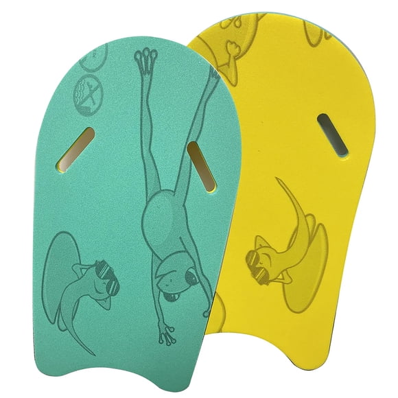 Aqua Lily Pad Planches à Pousser Géantes, Aide à la Natation pour Adultes, 36′′ x 20′′, Ensemble de 2