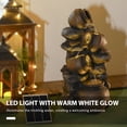 thumbnail image 4 of Outsunny 4-Tier 28.3" Resin Solar Water Fountain with LED Lights and Pump, 4 of 10