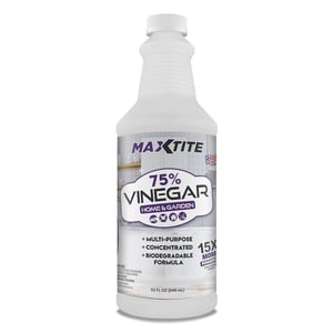 MaxTite Ultra-Concentrated 75% Vinegar for Home & Garden Cleaning (32 oz)