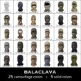 thumbnail image 2 of AVEKI New Camouflage and Solid Color Headgear, Balaclava, Hiking Hat, Outdoor Riding Sunscreen Face Mask 0517M, 2 of 8