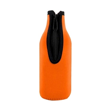 Classic Kitchen Accessories, Custom Beer Bottle Insulator Sleeve Zip Up Bottle Jackets Non Slip Thick Drink Cooler with Personalized Logo Text