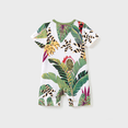 thumbnail image 4 of PatPat Ensemble Assorti pour la Famille, Haut à Manches Courtes Ou Robe Camisole à Imprimé Floral Tropical, 4 of 7