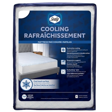 Protège-matelas ajusté rafraîchissant Sealy, taille Full, pour adultes