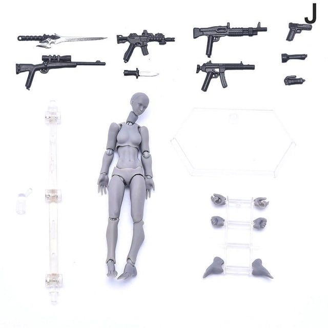 1 Ensemble de Figurines d'Anime pour Artistes Corps Figurine d'Action Modèle Jouet Humain Poupée
