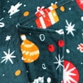 thumbnail image 4 of Gogreen Cozy Christmas Blanket - 300 GSM Flannel Queen Size for Home Decoration - Ultra Soft (Christmas Lights, Queen - 90" x 90"), 4 of 7