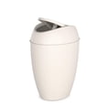 thumbnail image 1 of Loft 9 Litre (2.4 Gallon) Twirla Polypropylene Waste Can, With a Hassle-Free Weighted Swing-Top Lid, Sand, 1 of 1