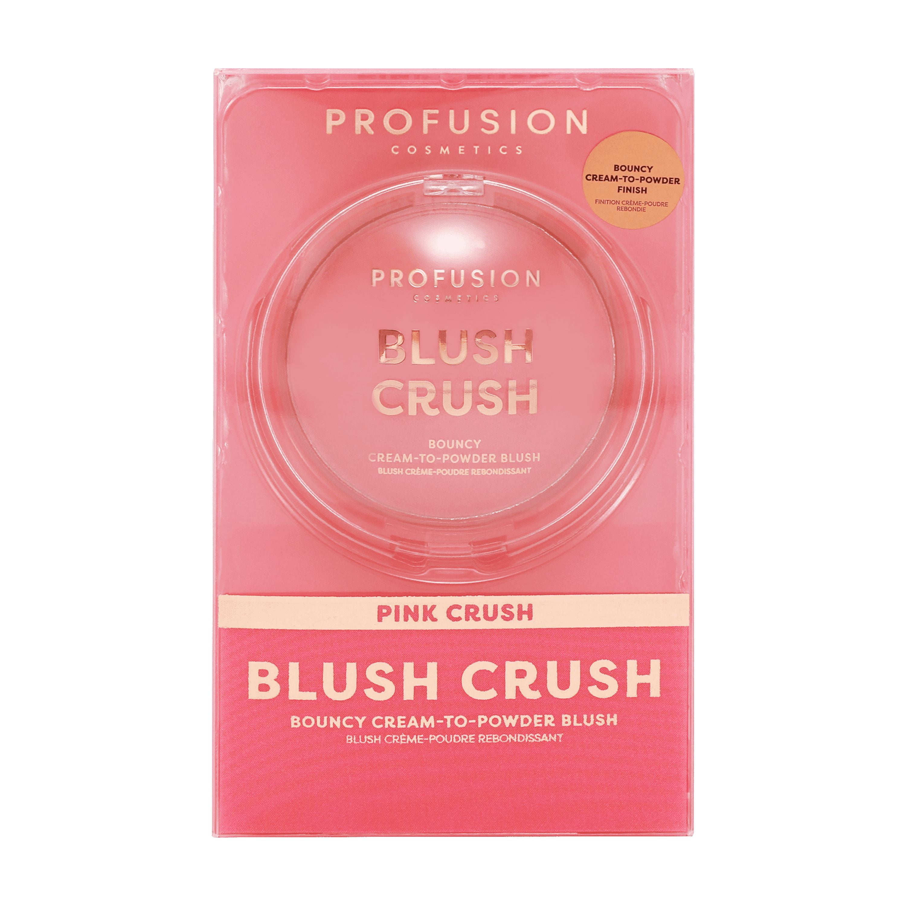Profusion Cosmetics - Blush Crush Blush Rebondissant - Pink Crush - 1 Pièce - 0,35 oz (env.) - (Ok pour les ados et plus)