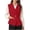 Red, variant on Mevxay Womens Suit Vests Casual Dressy Lapel Sleeveless Jactet Lightweight Business Office Waistcoat Black M