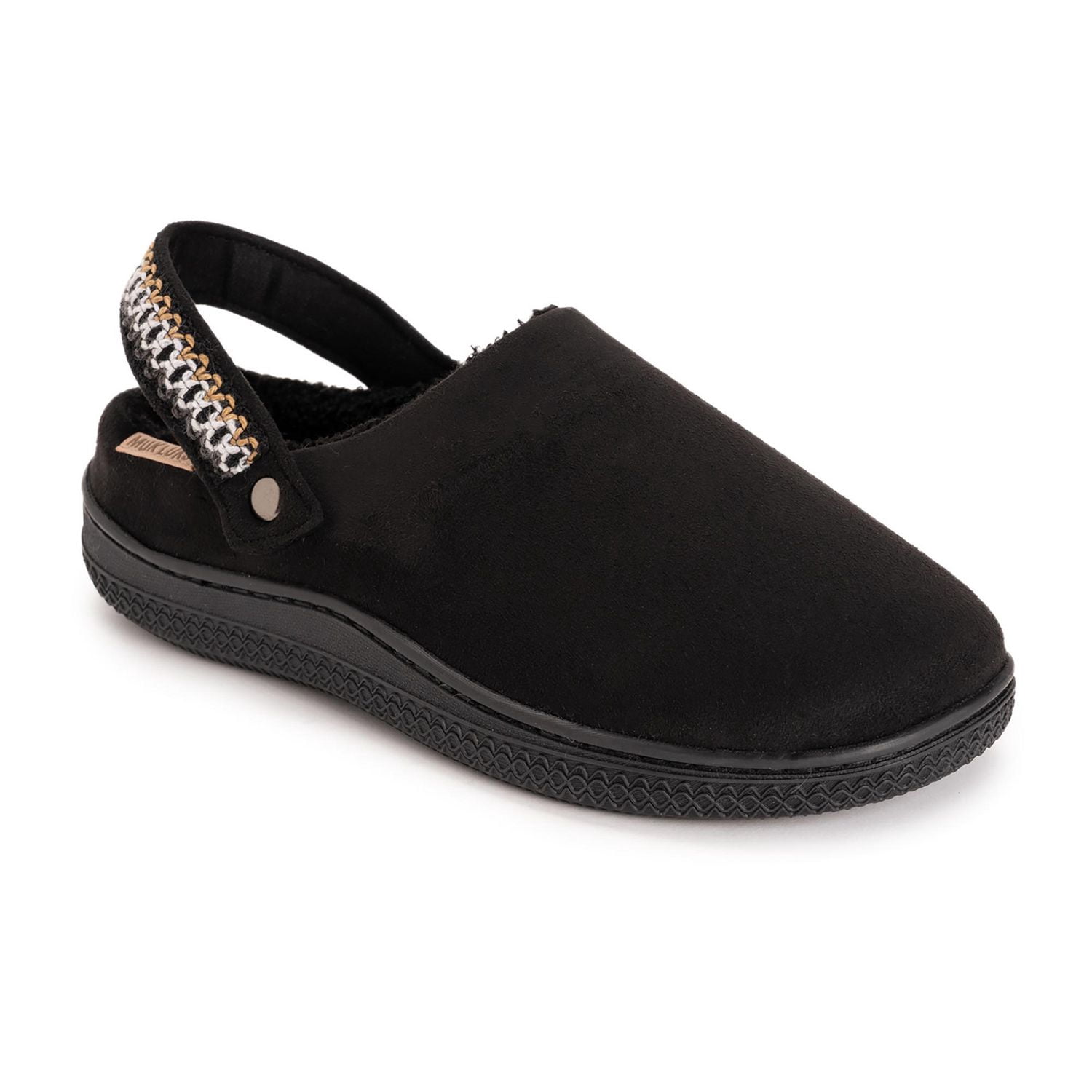 MUK LUKS Ladies Convertible Clog Slippers Chestnut