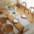 thumbnail image 4 of Harpily Décoration de Table en Coton à Franges Tissée à la Main Style Ferme, Convient aux Fêtes, 4 of 4