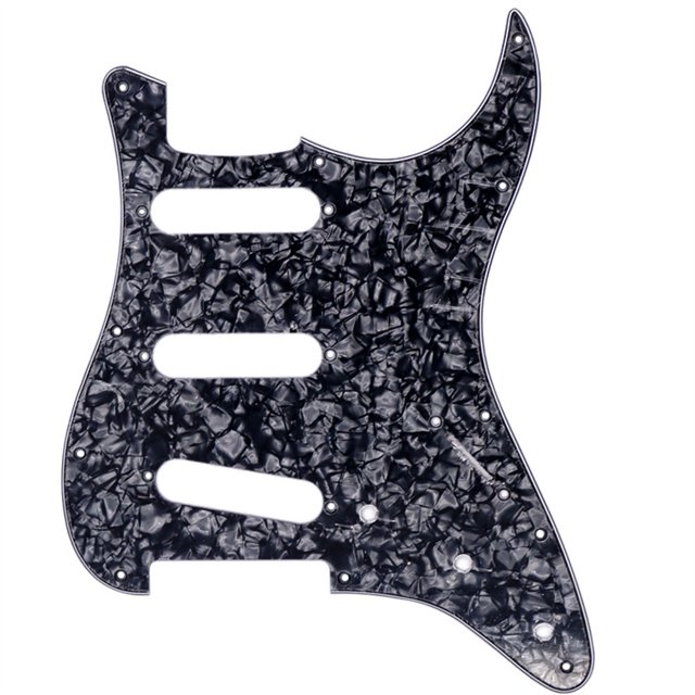 11 Holes Colorful Celluloid Guitar Pickguard Scratch Plate for Strat Guitars SSS