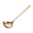 thumbnail image 4 of serony Stainless Steel Sauce Spoon Portable Mirror Polished Anti-rust Odorless Smooth Home Kitchen Soup Ladle Accessories Gold, 4 of 8