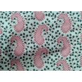 thumbnail image 4 of oneOone Cotton Poplin Fabric Floral & Paisley Block Print Sewing Fabric BTY 42 Inch Wide, 4 of 4