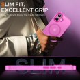 thumbnail image 3 of BENTOBEN Case for iPhone 16 [Compatible with Mag-Safe], 6.1" Metal Lens Frame Button Frame Hard Tpu Matte Magnetic Anti-Fingerprint Shockproof Protective Cover for iPhone 16, Dark Purple, 3 of 9