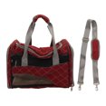 thumbnail image 3 of Pet Carrier, Bite  Reflective Webbing Breathable Cat Travel Bag Extra Large Window Collapsible  For Outdoor For Dog Wine Red,Grey, 3 of 8