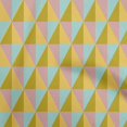 thumbnail image 1 of oneOone Cotton Poplin Yellow Fabric Geometric Sewing Craft Projects Fabric Prints By Yard 42 Inch Wide, 1 of 4