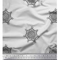 thumbnail image 1 of Soimoi Georgette Viscose Fabric Floral Mandala Block Print Sewing Fabric Yard 42 Inch Wide, 1 of 1