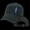 thumbnail image 1 of Decky 959-BLACK Vintage Frayed Polo Caps, Black, 1 of 1