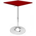 thumbnail image 2 of Zeta Table de Bar Contemporain Réglable - Rouge Cabernet, 2 of 2