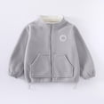 thumbnail image 3 of Girls Fleece Jacket with Lining for Casual Stylish Wear, 3 of 3