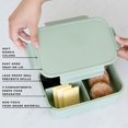 thumbnail image 3 of 3 Sprouts Boîte Bento en Plastique Recyclé pour Enfants - Vert, 3 of 9