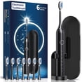 thumbnail image 2 of Toothbrush Toothbrush With 8 Brush Heads 6 Cleaning Modes Upgraded Toothbrush Longer Faster Chargin, 2 of 6