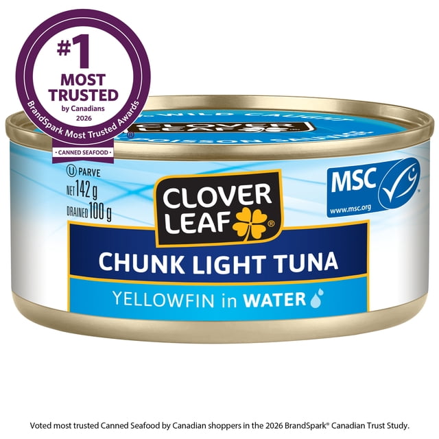 Clover Leaf Yellowfin in Water Chunk Light Tuna