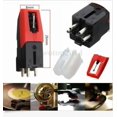 thumbnail image 4 of JIAHAOO Aiguille de Stylet pour Gramophone Classique et Tourne-Disque Noir + Rouge, Offre une Lecture Fluide et Silencieuse, 4 of 4