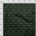 thumbnail image 3 of oneOone Cotton Cambric Green Fabric Abstract Fabric For Sewing Printed Craft Fabric By The Yard 42 Inch Wide, 3 of 4