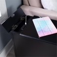 thumbnail image 4 of Linon Bartow Multi Function Storage Accent Table Charging Station in Black Wood, 4 of 18