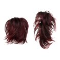 thumbnail image 3 of Messy Bun Hair Piece with Bendable Wire Clip In Ponytail Extension Natural Human Hair for Women Updo Styling, 3 of 6
