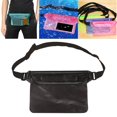 thumbnail image 4 of Swimming Waterproof Pouch Dry Bag with Adjustable Waist Strap Protector Diving Boating Fishing Black, 4 of 9
