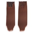 thumbnail image 1 of RKSTN Wigs Human Hair Fashion Hair Long Clip In Hair Extensions Full Straight Wig Glueless Wigs, 1 of 4