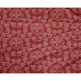 thumbnail image 4 of oneOone Tissu Polyester Lycra Rouge Ethnique Bandhani Matériel de Robe Tissu Imprimé Tissu au Mètre 56 Pouces de Large, 4 of 4