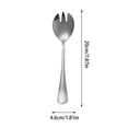 thumbnail image 2 of Stainless Steel Tableware Shared Set Fork Spoon Butter Cake Shovel Service Spoon Fork Soup Leakage, 2 of 3