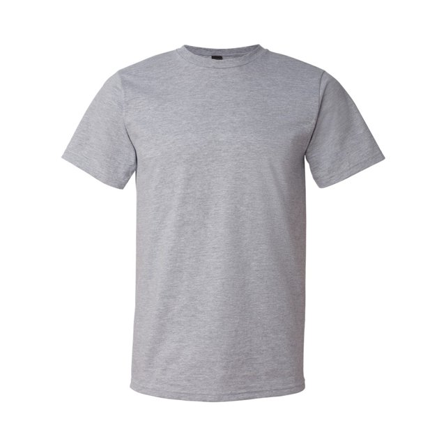 Anvil T-Shirt Léger, L, Gris Chiné