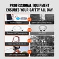 thumbnail image 3 of SKYSHALO Zip Line Combo, 80 ft Length for Both Kids and Adults, Supports up to 500 lbs, Fast Installation for Backyard Fun, Includes Durable Stainless Steel Cable, Spring Brake, Safety Gear, and Seat, 3 of 9