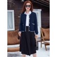 thumbnail image 3 of BeautyIn Women Cardigans Button Down Knitted Sweater Winter Versatile Coat, 3 of 4