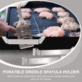thumbnail image 3 of Griddle Spatula Holder Silver Adults Outdoor Grilling 1Set, 3 of 9