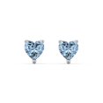 thumbnail image 1 of Boucles d'Oreilles Clous Pierre de Naissance Cœur, 1 of 4
