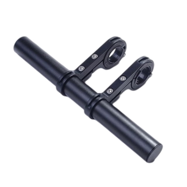 Xingzhi Rallonge de Guidon de Vélo Support de Guidon Rallonge Support en Alliage, Noir, 20 cm, Support Rallongé