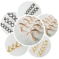 thumbnail image 4 of 9PCS Spiral Bobby Pin Metal Non-scratch Spin Hair Clip Twist Screw Hair Pin, 4 of 10