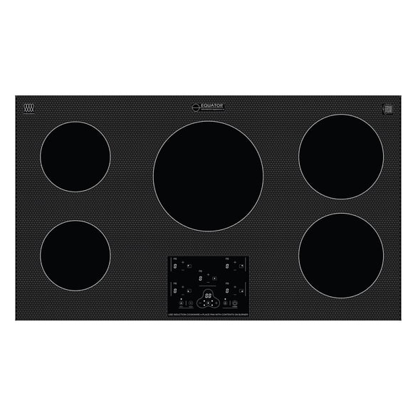 Equator 36" Built-In 5 Burner Induction Cooktop POWER BOOST Keep Warm 240V/9600W