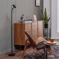 thumbnail image 4 of Globe Electric 58" LED Floor Lamp with Matte Black Shade, Industrial Style, 4 of 7