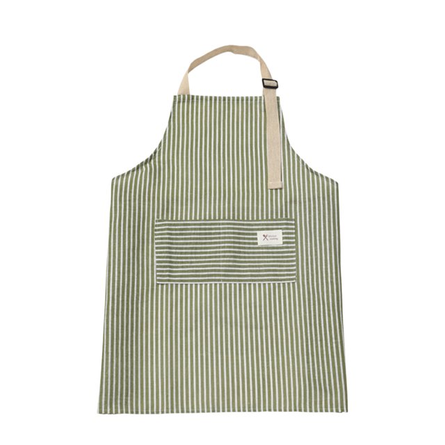 Lksixu Stripe Aprons Adjust Bib Aprons With Pockets Linen Cooking Kitchen Chef Apron For Women And Men Kitchen Gadgets