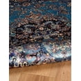 thumbnail image 2 of Tapis d'appoint Emerald Kramer ivoire & bleu de 3 pi 3 po x 5 pi, 2 of 5