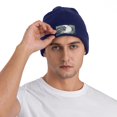 thumbnail image 4 of ZICANCN Bonnet en tricot-Moon Boy Books Bonnet d'Hiver Doux et Chaud Chapeaux Classiques pour Hommes Femmes Nuages Lanterne Lire Rêve, 4 of 6