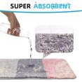thumbnail image 2 of Bathroom Rug Mat Set of 2 Absorbent Machine Washable Non-Slip Bath Rugs Luxury Soft Microfiber Colorful Bath Mats for Bathroom Ki, 2 of 6
