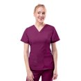 thumbnail image 2 of Adar Uniforms Women's Scrub Set - Enhanced V-Neck Top/Multi Pocket Pants, 2 of 7