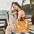 thumbnail image 1 of Kbndieu un Sac Fourre-Tout en Pvc pour Femmes, Grand Sac Fourre-Tout avec Sac en Pvc de Mode Uni, Sac Fourre-Tout à Imprimé de Lettres, Organisation et Rangement, 1 of 8